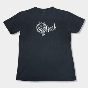 Opeth Blk White Band Concert Tour Album Prog Death Metal Rock Vtg Style Tshirt M